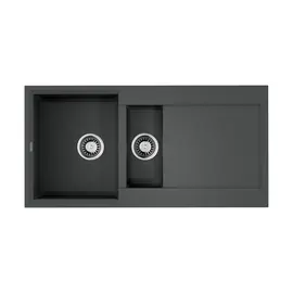 КУХОННАЯ МОЙКА OMOIKIRI SAKAIME 100-2-PL TETOGRANIT/ПЛАТИНА