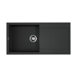 КУХОННАЯ МОЙКА OMOIKIRI SAKAIME 100-BL TETOGRANIT/ЧЕРНЫЙ