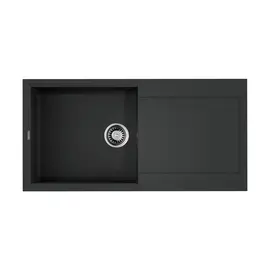КУХОННАЯ МОЙКА OMOIKIRI SAKAIME 100-BL TETOGRANIT/ЧЕРНЫЙ