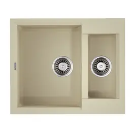 КУХОННАЯ МОЙКА OMOIKIRI SAKAIME 60-2-BE TETOGRANIT/ВАНИЛЬ