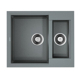 КУХОННАЯ МОЙКА OMOIKIRI SAKAIME 60-2-GR TETOGRANIT/LENINGRAD GREY
