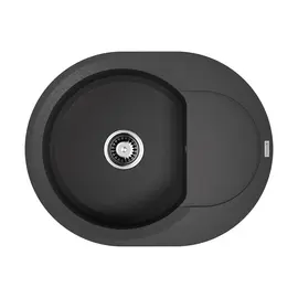 КУХОННАЯ МОЙКА OMOIKIRI SAKAIME 60E-BL TETOGRANIT/ЧЕРНЫЙ