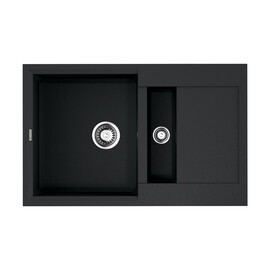 КУХОННАЯ МОЙКА OMOIKIRI SAKAIME 78-2-BL TETOGRANIT/ЧЕРНЫЙ