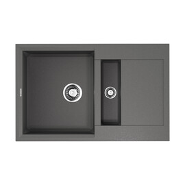 КУХОННАЯ МОЙКА OMOIKIRI SAKAIME 78-2-PL TETOGRANIT/ПЛАТИНА