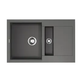 КУХОННАЯ МОЙКА OMOIKIRI SAKAIME 78-2-PL TETOGRANIT/ПЛАТИНА