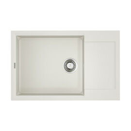 КУХОННАЯ МОЙКА OMOIKIRI SAKAIME 78-LB-WH TETOGRANIT/БЕЛЫЙ
