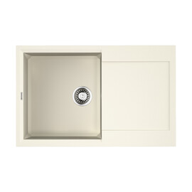 КУХОННАЯ МОЙКА OMOIKIRI SAKAIME 79-WH TETOGRANIT/БЕЛЫЙ