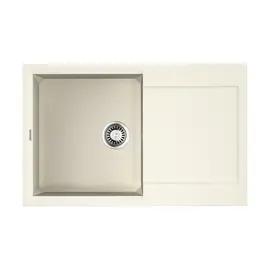 КУХОННАЯ МОЙКА OMOIKIRI SAKAIME 79-WH TETOGRANIT/БЕЛЫЙ