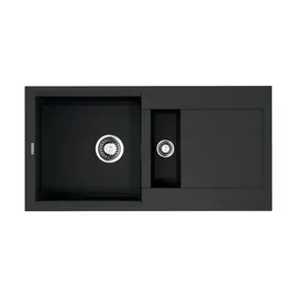 КУХОННАЯ МОЙКА OMOIKIRI SAKAIME 86-2-BL TETOGRANIT/ЧЕРНЫЙ