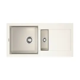 КУХОННАЯ МОЙКА OMOIKIRI SAKAIME 86-2-WH TETOGRANIT/БЕЛЫЙ