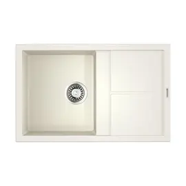 КУХОННАЯ МОЙКА OMOIKIRI SUMI 79-WH TETOGRANIT/БЕЛЫЙ