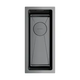 КУХОННАЯ МОЙКА OMOIKIRI TAKI 20-U/IF-GM НЕРЖ.СТАЛЬ/ВОРОНЕНАЯ СТАЛЬ