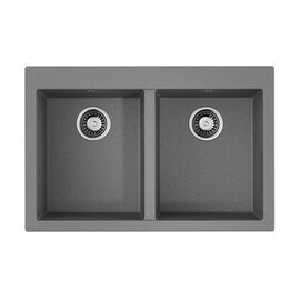 КУХОННАЯ МОЙКА OMOIKIRI BOSEN 80-2-GR TETOGRANIT/LENINGRAD GREY