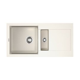 КУХОННАЯ МОЙКА OMOIKIRI SAKAIME 86-2-WH TETOGRANIT/БЕЛЫЙ