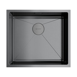 КУХОННАЯ МОЙКА OMOIKIRI TAKI 49-U/IF-GM НЕРЖ.СТАЛЬ/ВОРОНЕНАЯ СТАЛЬ