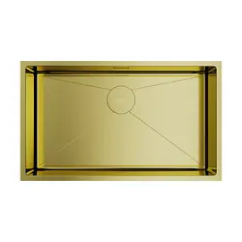 КУХОННАЯ МОЙКА OMOIKIRI TAKI 74-U/IF-LG НЕРЖ.СТАЛЬ/СВЕТЛОЕ ЗОЛОТО