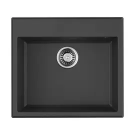 КУХОННАЯ МОЙКА OMOIKIRI TEDORI 57-BL TETOGRANIT/ЧЕРНЫЙ