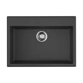 КУХОННАЯ МОЙКА OMOIKIRI TEDORI 68-BL TETOGRANIT/ЧЕРНЫЙ