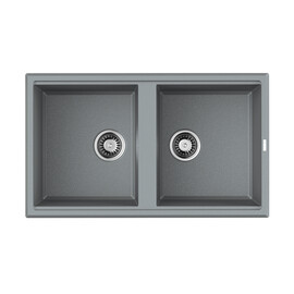 КУХОННАЯ МОЙКА OMOIKIRI TEDORI 86-2-GR TETOGRANIT/LENINGRAD GREY