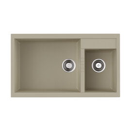 КУХОННАЯ МОЙКА OMOIKIRI TEDORI 86-2-LB-BE TETOGRANIT/ВАНИЛЬ