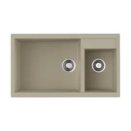 КУХОННАЯ МОЙКА OMOIKIRI TEDORI 86-2-LB-BE TETOGRANIT/ВАНИЛЬ