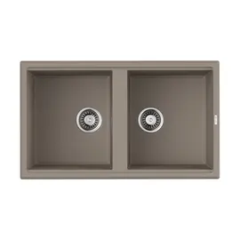 КУХОННАЯ МОЙКА OMOIKIRI TEDORI 86-2-SA TETOGRANIT/БЕЖЕВЫЙ