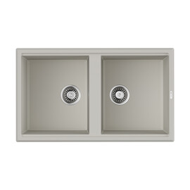 КУХОННАЯ МОЙКА OMOIKIRI TEDORI 86-2-WH TETOGRANIT/БЕЛЫЙ