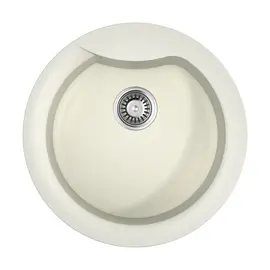 КУХОННАЯ МОЙКА OMOIKIRI YASUGATA 48R-WH TETOGRANIT/БЕЛЫЙ