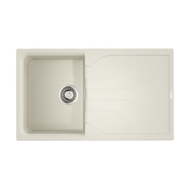 КУХОННАЯ МОЙКА OMOIKIRI YASUGATA 86-WH TETOGRANIT/БЕЛЫЙ