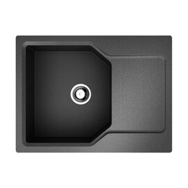 КУХОННАЯ МОЙКА OMOIKIRI YONAKA 65-BL ARTGRANIT/ЧЕРНЫЙ
