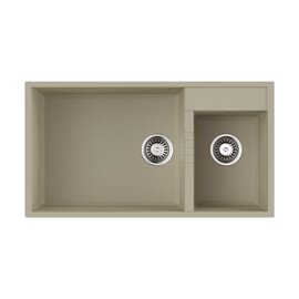 КУХОННАЯ МОЙКА OMOIKIRI TEDORI 85-2-U-BL TETOGRANIT/ЧЕРНЫЙ