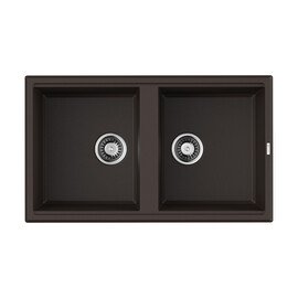 КУХОННАЯ МОЙКА OMOIKIRI TEDORI 86-2-DC TETOGRANIT/ТЕМНЫЙ ШОКОЛАД