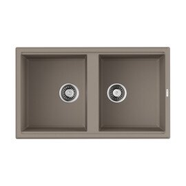 КУХОННАЯ МОЙКА OMOIKIRI TEDORI 86-2-SA TETOGRANIT/БЕЖЕВЫЙ