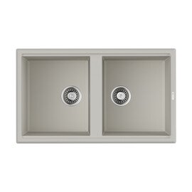 КУХОННАЯ МОЙКА OMOIKIRI TEDORI 86-2-WH TETOGRANIT/БЕЛЫЙ