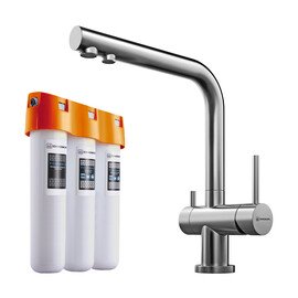 КОМПЛЕКТ СМЕСИТЕЛЬ+ФИЛЬТР NAGANO-BN + PURE DROP LITE