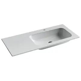 УМЫВАЛЬНИК НАКЛАДНОЙ ПРЯМОУГОЛЬНЫЙ CERAMICA NOVA ELEMENT 1010X457X137 ММ, ЧАША СПРАВА