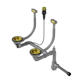 СИФОН ДЛЯ КУХОННОЙ МОЙКИ OMOIKIRI WK-2-A-LG