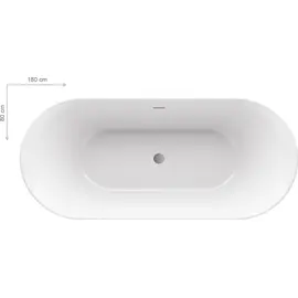 АКРИЛОВАЯ ВАННА RAVAK YPSILON