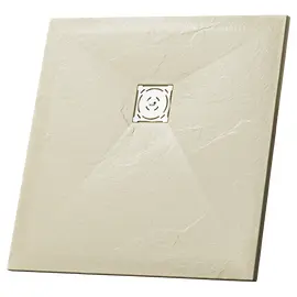 ДУШЕВОЙ ПОДДОН КВАДРАТНЫЙ RGW ST-BE БЕЖЕВЫЙ