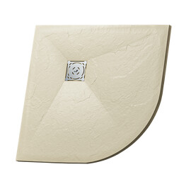 ДУШЕВОЙ ПОДДОН ПОЛУКРУГЛЫЙ RGW ST/R-BE БЕЖЕВЫЙ 900X900