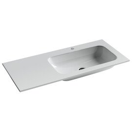 УМЫВАЛЬНИК НАКЛАДНОЙ ПРЯМОУГОЛЬНЫЙ CERAMICA NOVA ELEMENT 1010X457X137 ММ, ЧАША СПРАВА
