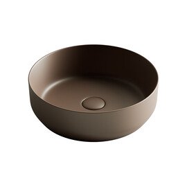 УМЫВАЛЬНИК ЧАША НАКЛАДНАЯ CERAMICA NOVA ELEMENT 390*390*120ММ ТЕМНО-КОРИЧНЕВЫЙ МАТОВЫЙ