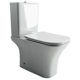 НАПОЛЬНЫЙ  УНИТАЗ С БАЧКОМ CERAMICA NOVA ALFA RIMLESS