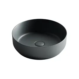 УМЫВАЛЬНИК ЧАША НАКЛАДНАЯ CERAMICA NOVA ELEMENT 390*390*120ММ ТЕМНЫЙ АНТРАЦИТ МАТОВЫЙ