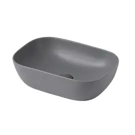 РАКОВИНА НАКЛАДНАЯ ABBER RECHTECK AC2200MG СЕРАЯ МАТОВАЯ