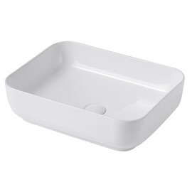 РАКОВИНА НАКЛАДНАЯ ABBER RECHTECK AC2202 БЕЛАЯ