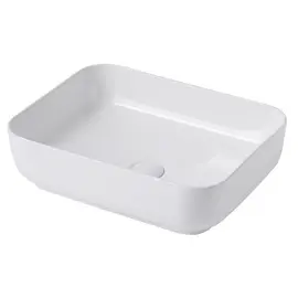 РАКОВИНА НАКЛАДНАЯ ABBER RECHTECK AC2202 БЕЛАЯ