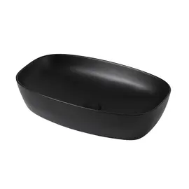 РАКОВИНА НАКЛАДНАЯ ABBER RECHTECK AC2206MB ЧЕРНАЯ МАТОВАЯ