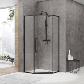 ДУШЕВОЙ УГОЛОК BLACK & WHITE STELLAR WIND S875 BLACK 100X100X195