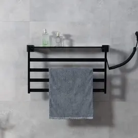 ПОЛОТЕНЦЕСУШИТЕЛЬ N-333B MATT BLACK 58Х35X13